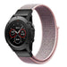 Garmin Fenix 8 - 47mm Nylon Strap (Grey/Pink)