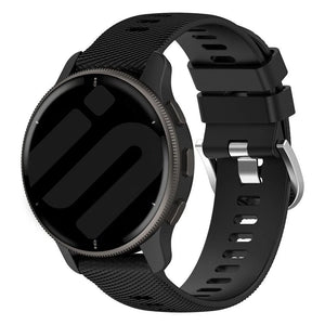 Garmin Vivoactive 6 Silicone Strap (Black)