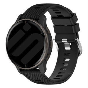 Garmin Venu 4 - 45mm Silicone Strap (Black)