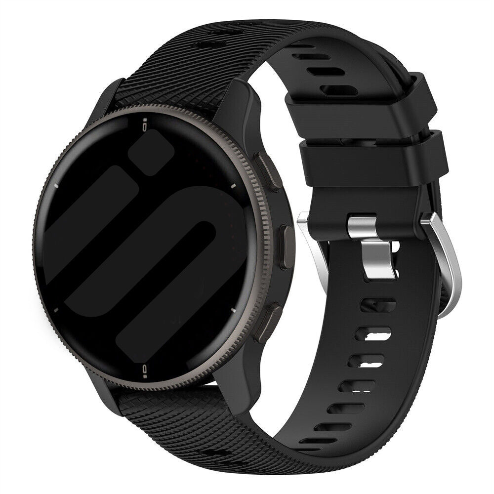 Garmin Venu 4 Silicone Strap (Black)