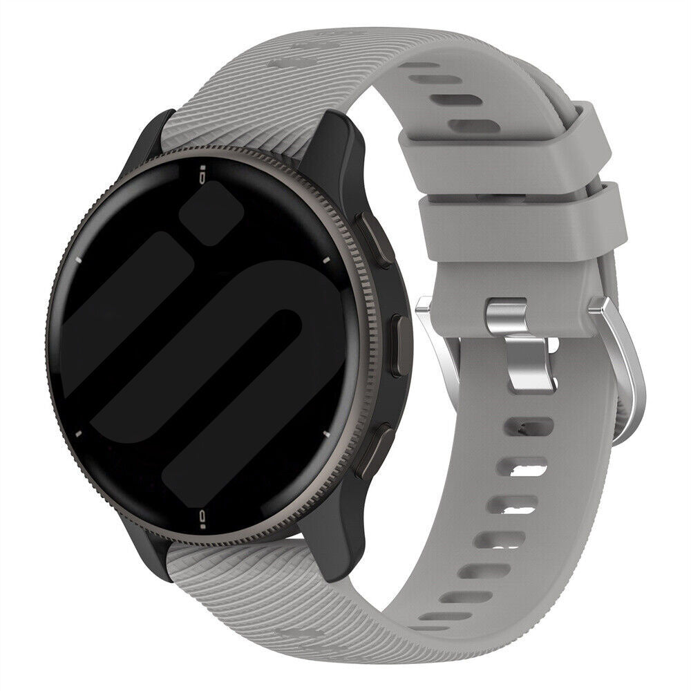 Garmin Vivoactive Silicone Strap (Light Grey) - Main Image