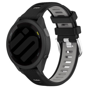 Garmin Venu 4 - 45mm Buckled Sport Strap (Black/Grey)