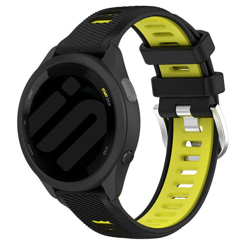 Garmin Vivomove Luxe Sport Buckle Strap (Black/Yellow)