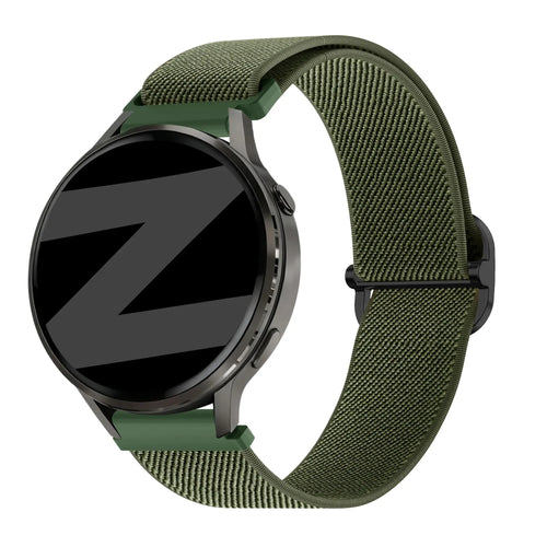 Bandz Garmin Forerunner 70 Elastic Strap (Army Green)