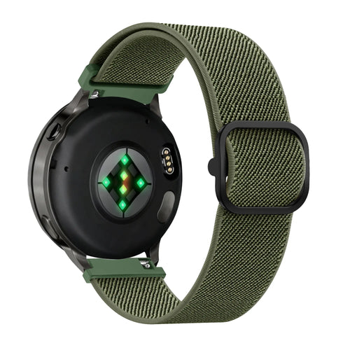 Bandz Garmin Forerunner 70 Elastic Strap (Army Green)