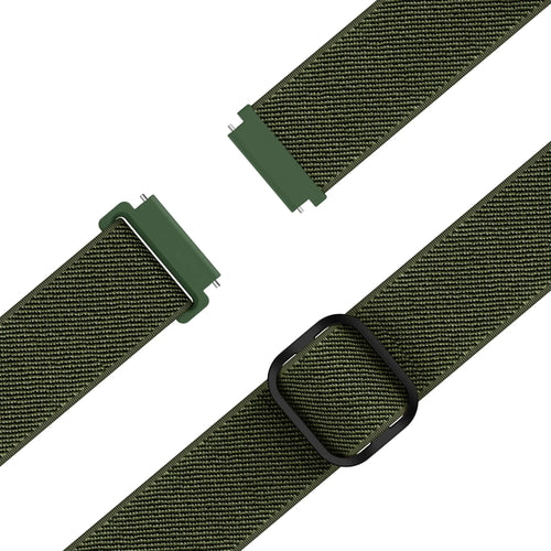 Bandz Garmin Forerunner 70 Elastic Strap (Army Green)