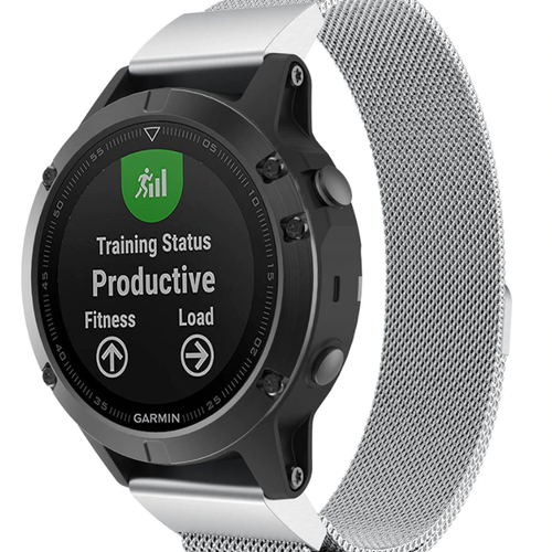 garmin-fenix-5-6-milanese-band-zilver