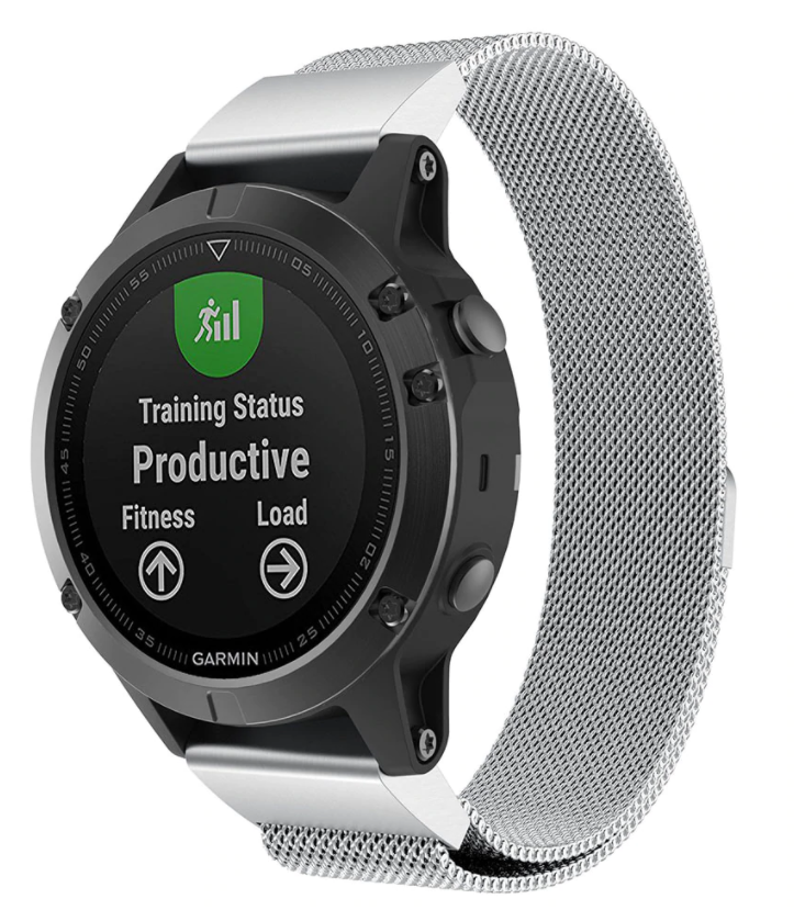 garmin-fenix-5-6-milanese-band-zilver