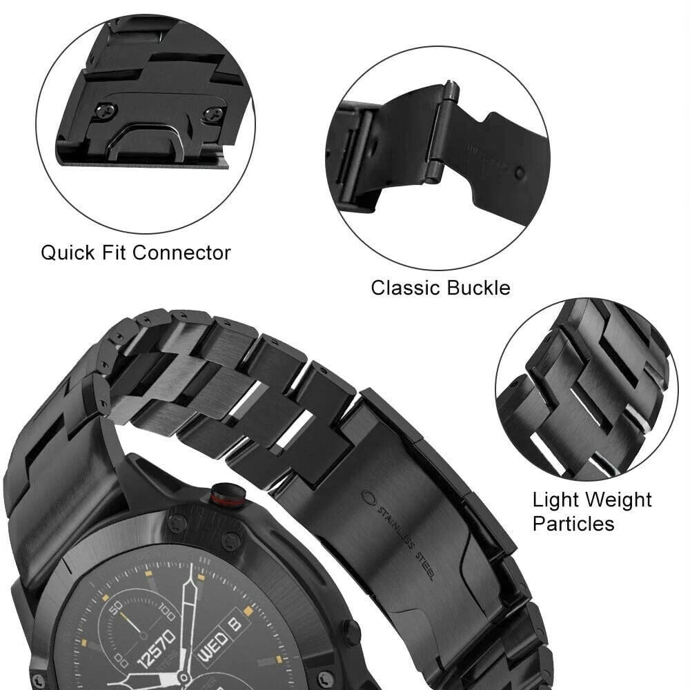 Garmin Forerunner 970 Titanium Strap (Black)
