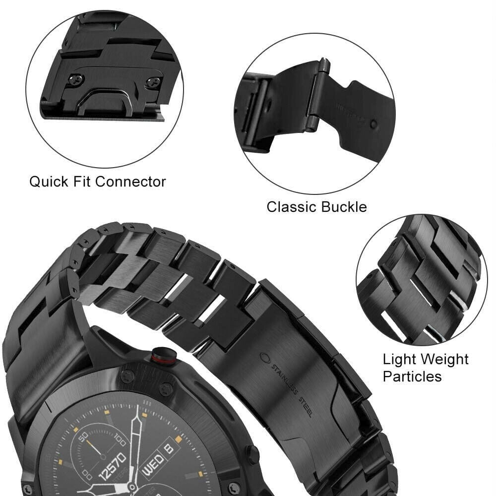 Garmin Approach S70 - 47mm Titanium Strap (Black)