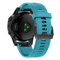 Garmin Instinct E - 45mm Silicone Strap (Light Blue)