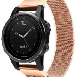 Garmin Instinct E - 40mm Milanese Strap (Rose Gold)