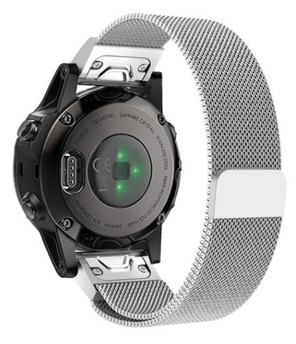 Garmin Approach S70 - 42mm Milanese Strap (Silver)