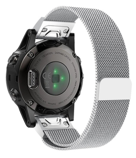 Garmin Approach S70 - 42mm Milanese Strap (Silver)