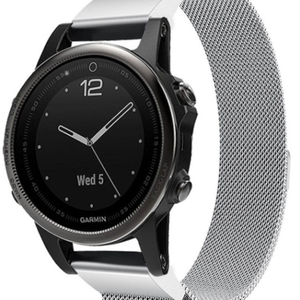 Garmin Descent Mk3(i) - 43mm Milanese Strap (Silver)