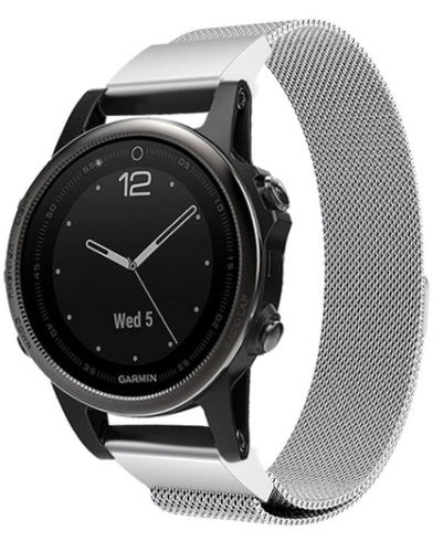 Garmin Descent Mk3(i) - 43mm Milanese Strap (Silver)