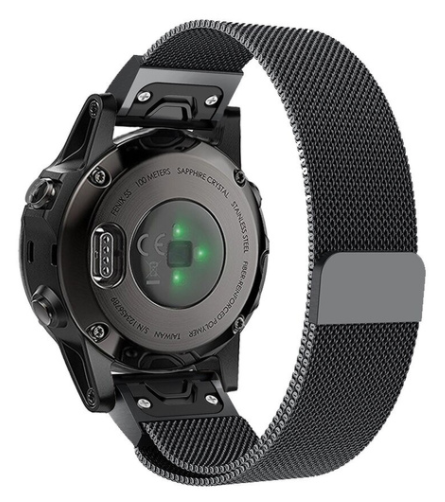 Garmin Approach S70 - 42mm Milanese Strap (Black)