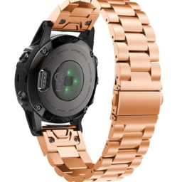 Garmin Instinct E - 40mm Steel Strap (Rose Gold)