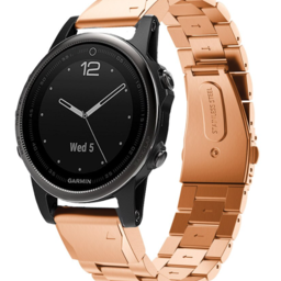 Garmin Instinct E - 40mm Steel Strap (Rose Gold)