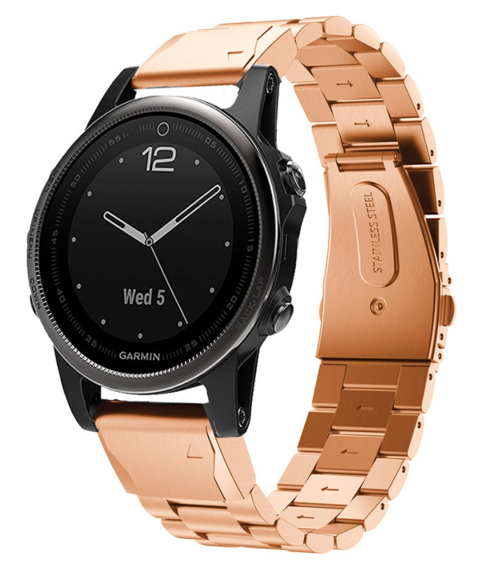 Garmin Approach S70 - 42mm Steel Strap (Rose Gold)