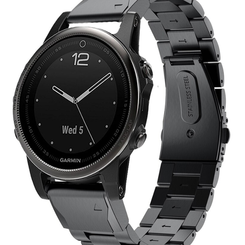 Garmin Approach S70 - 42mm Steel Strap (Black)