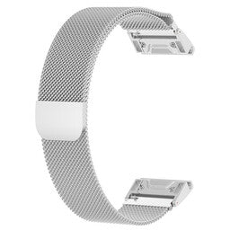 Garmin Instinct 3 - 50mm Milanese Strap (Silver)