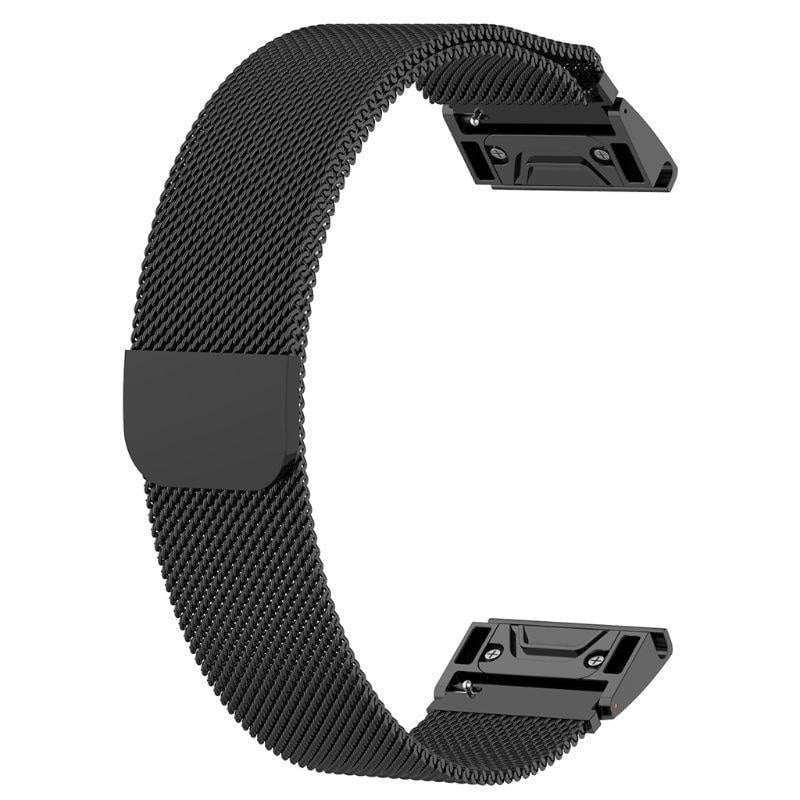 Garmin Tactix 7 Milanese Strap (Black)