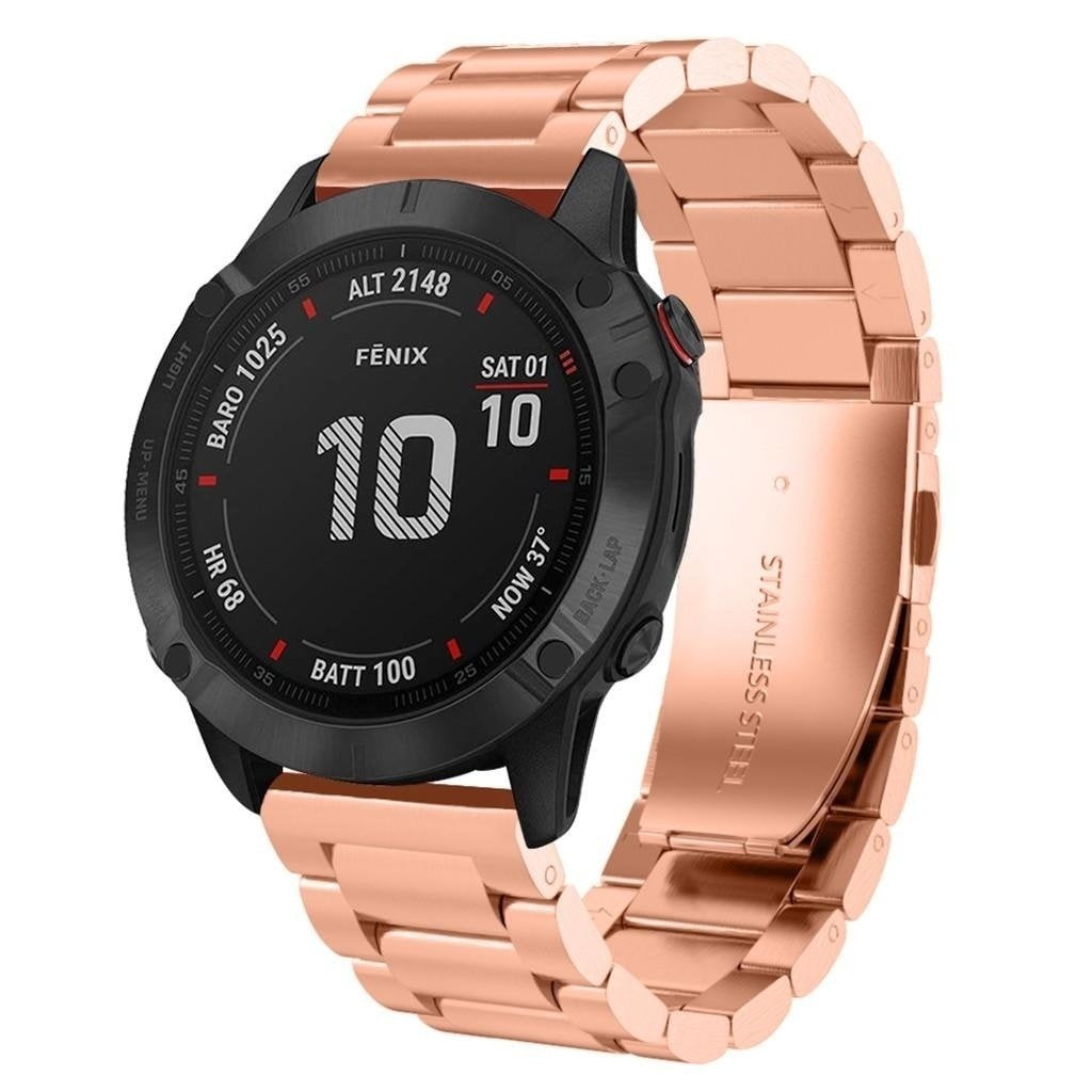 Garmin Tactix 8 - 51mm Steel Strap (Rose Gold)