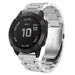 Garmin Quatix 3 / 6x / 7x Solar Steel Strap (Silver)