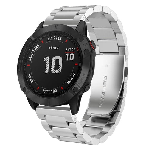 Amazfit T-Rex Ultra 2 Steel Strap (Silver)