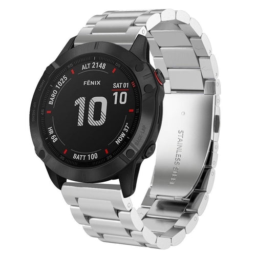 Garmin Tactix 8 - 51mm Steel Strap (Silver)