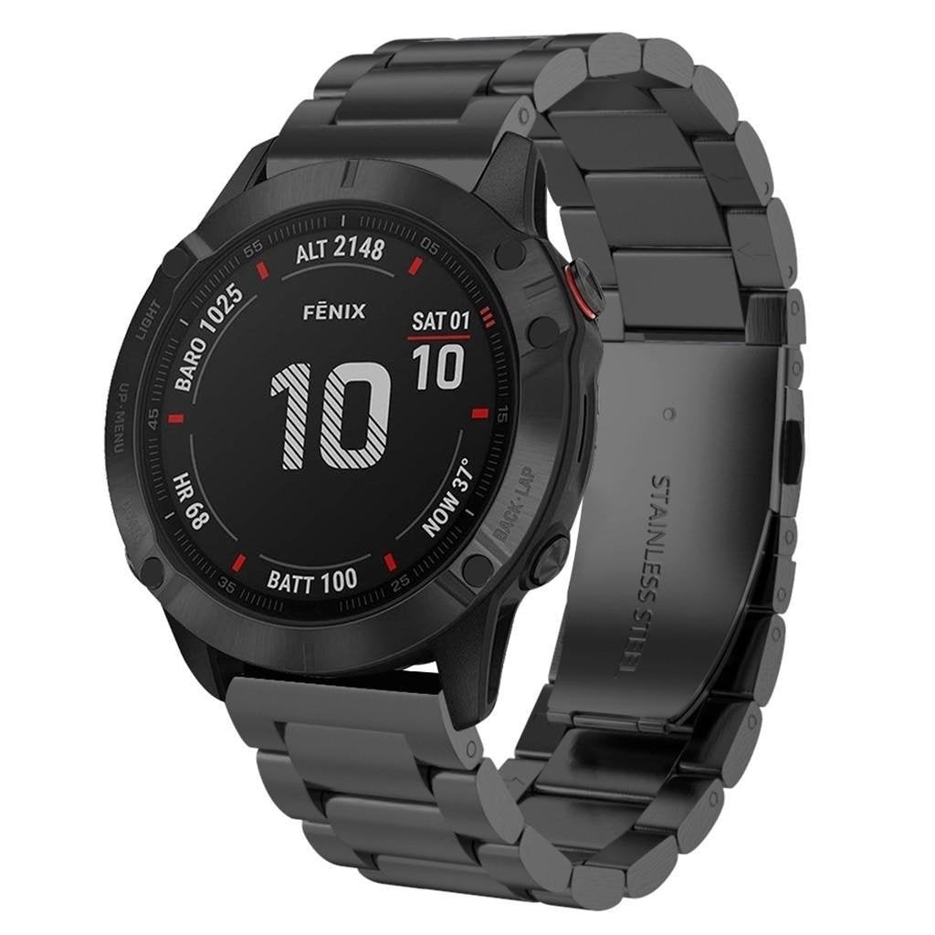 Garmin Tactix 7 Pro Steel Strap (Black)