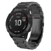 Garmin Quatix 3 / 6x / 7x Solar Steel Strap (Black)