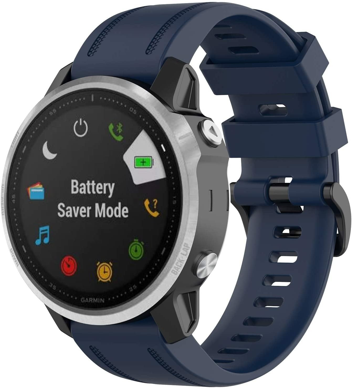 Garmin Approach S70 - 42mm Silicone Strap (Dark Blue)
