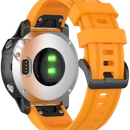 Garmin Instinct E - 40mm Silicone Strap (Orange)