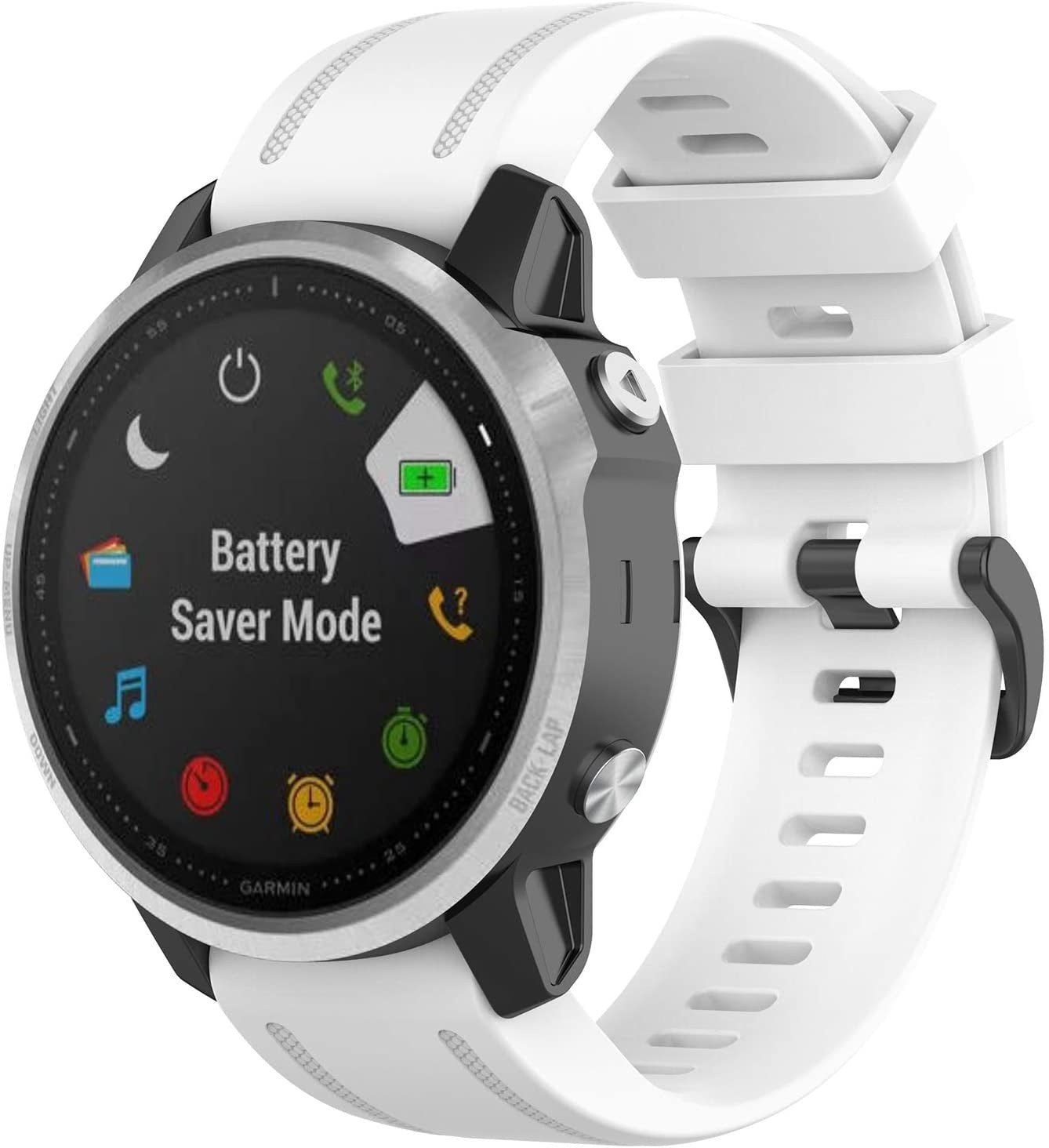 Garmin Approach S70 - 42mm Silicone Strap (White)