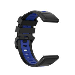 Garmin Instinct E - 40mm Sport Buckle Strap (Black/Blue)