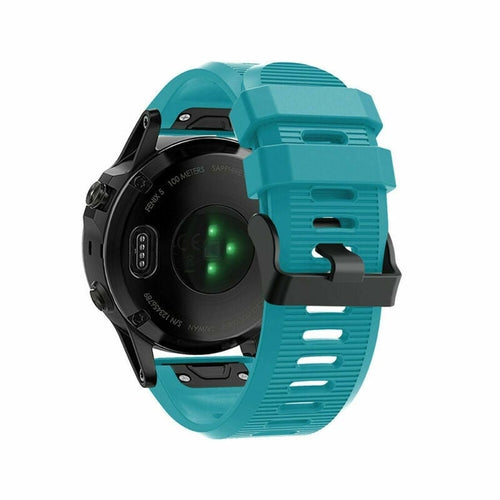 Garmin Descent MK3i - 51mm Silicone Strap (Light Blue)