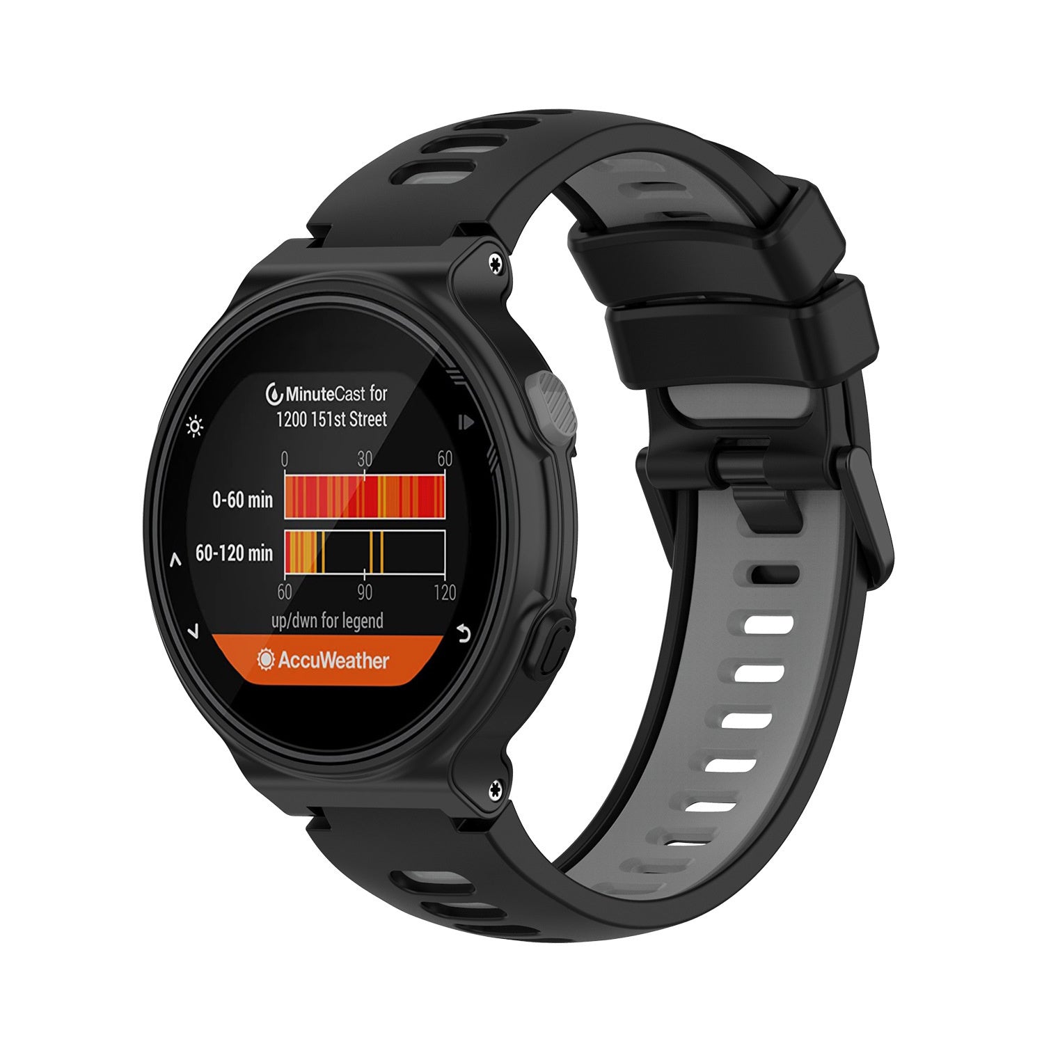 garmin-forerunner-235-sportarmband-schwarz-grau