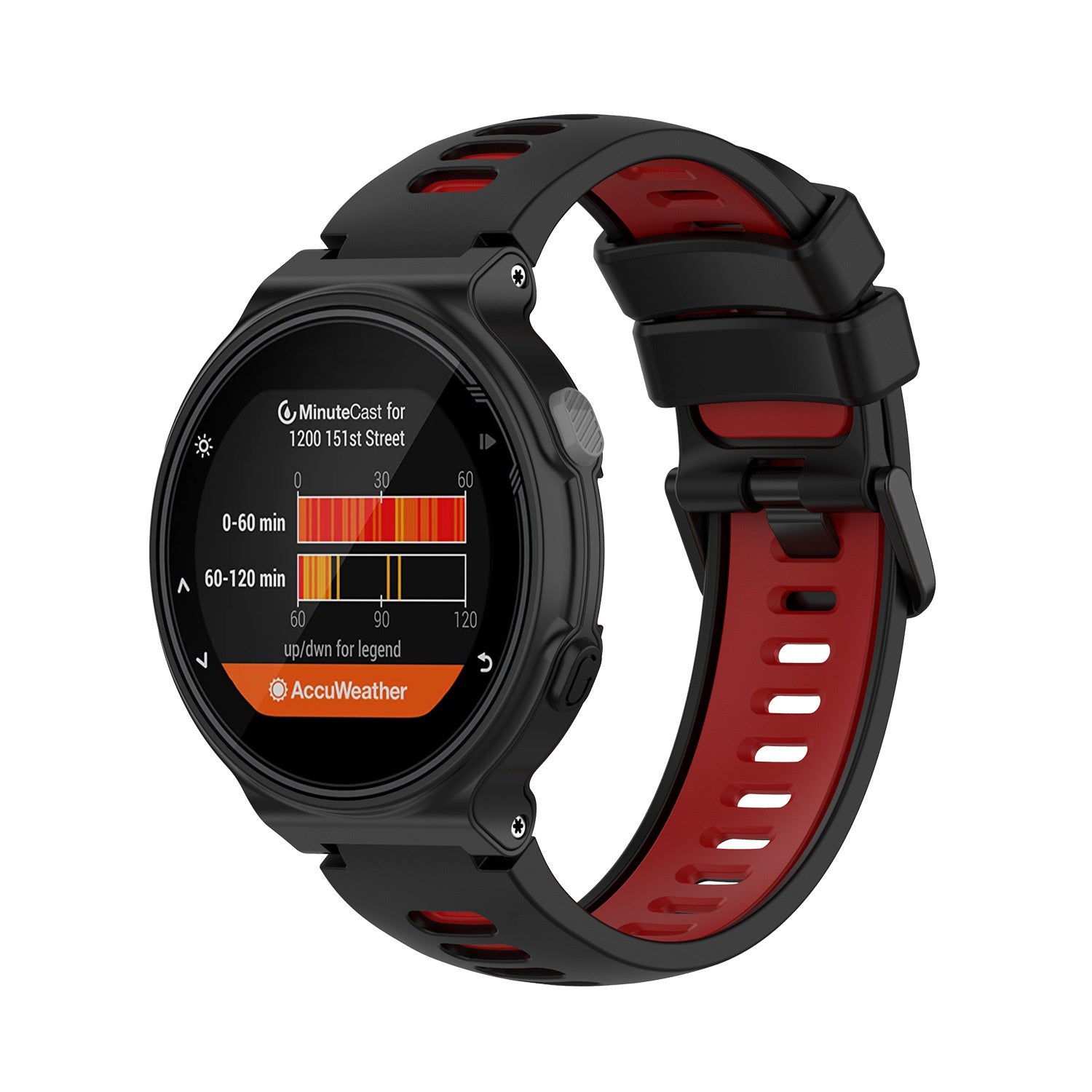 garmin-forerunner-235-sportarmband-schwarz-rot