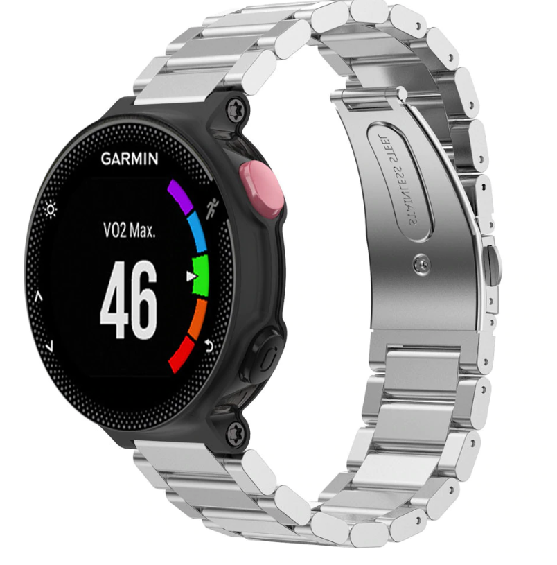 garmin-forerunner-235-stahlarmband-silber