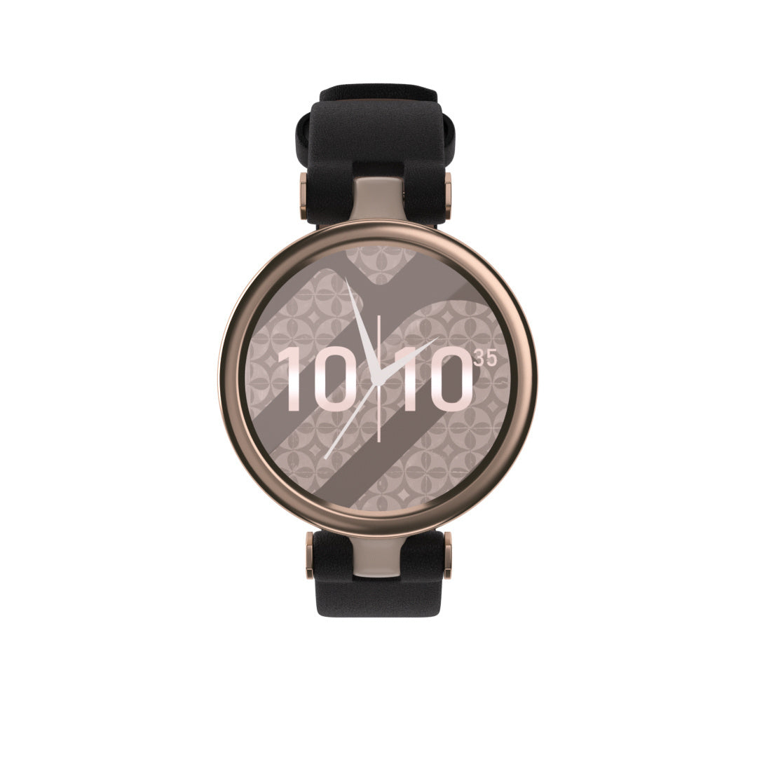 Garmin Lily Leather Strap (Black)