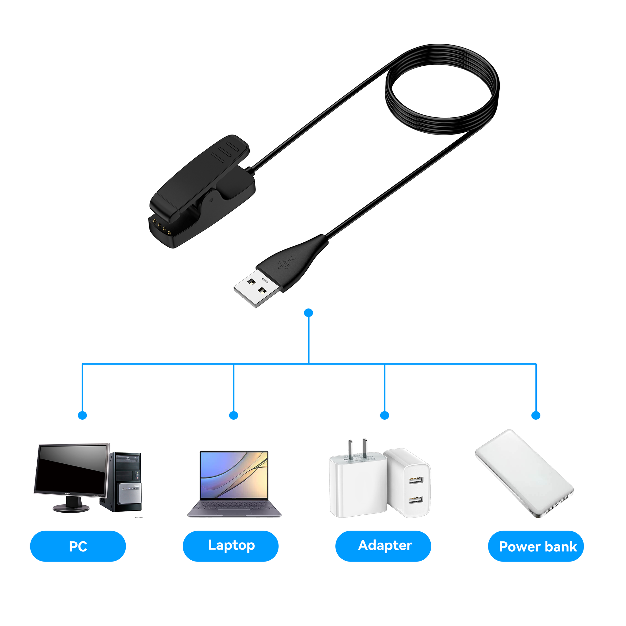 Garmin vivomove hr charging on sale
