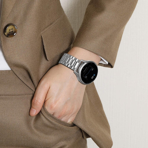 Fossil Gen 4 Venture (HR) Steel Strap (Silver)