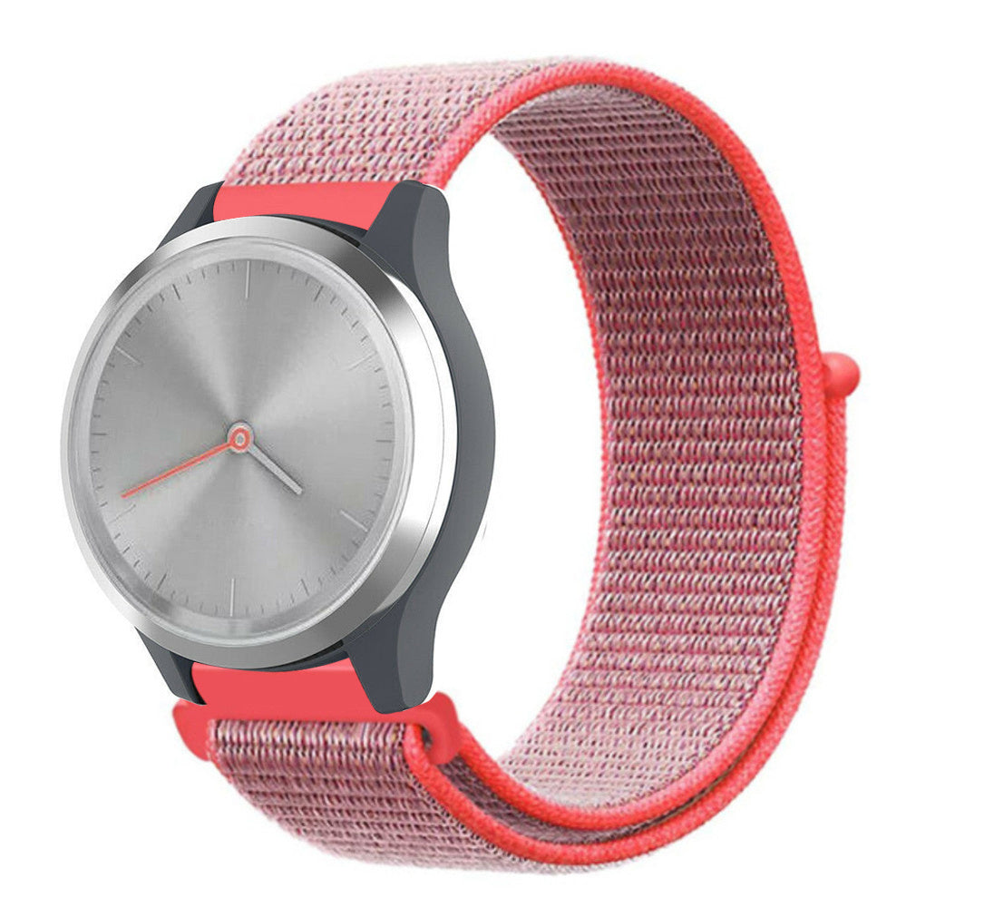 garmin-vivomove-3s-nylon-armband-rot