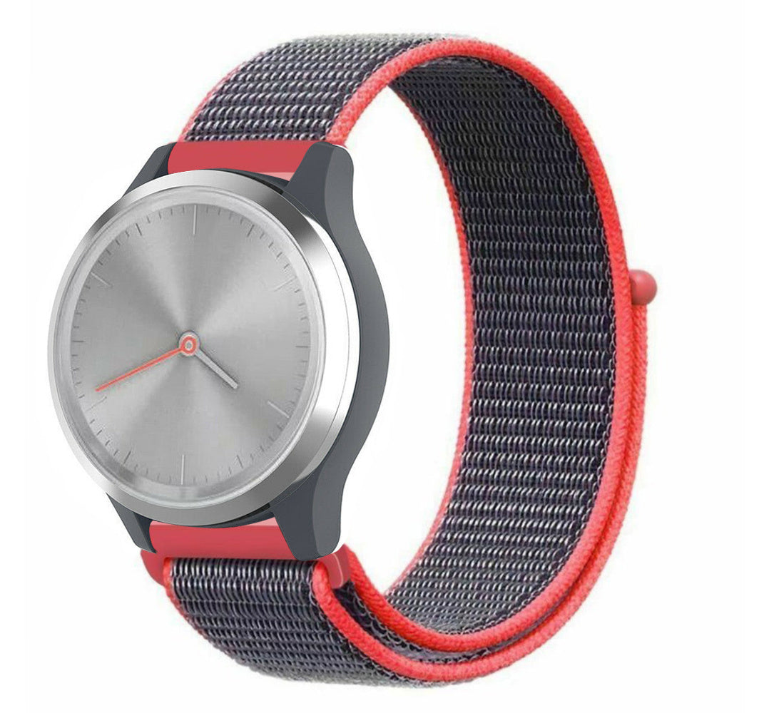 garmin-vivomove-3s-nylonband-schwarz-rot