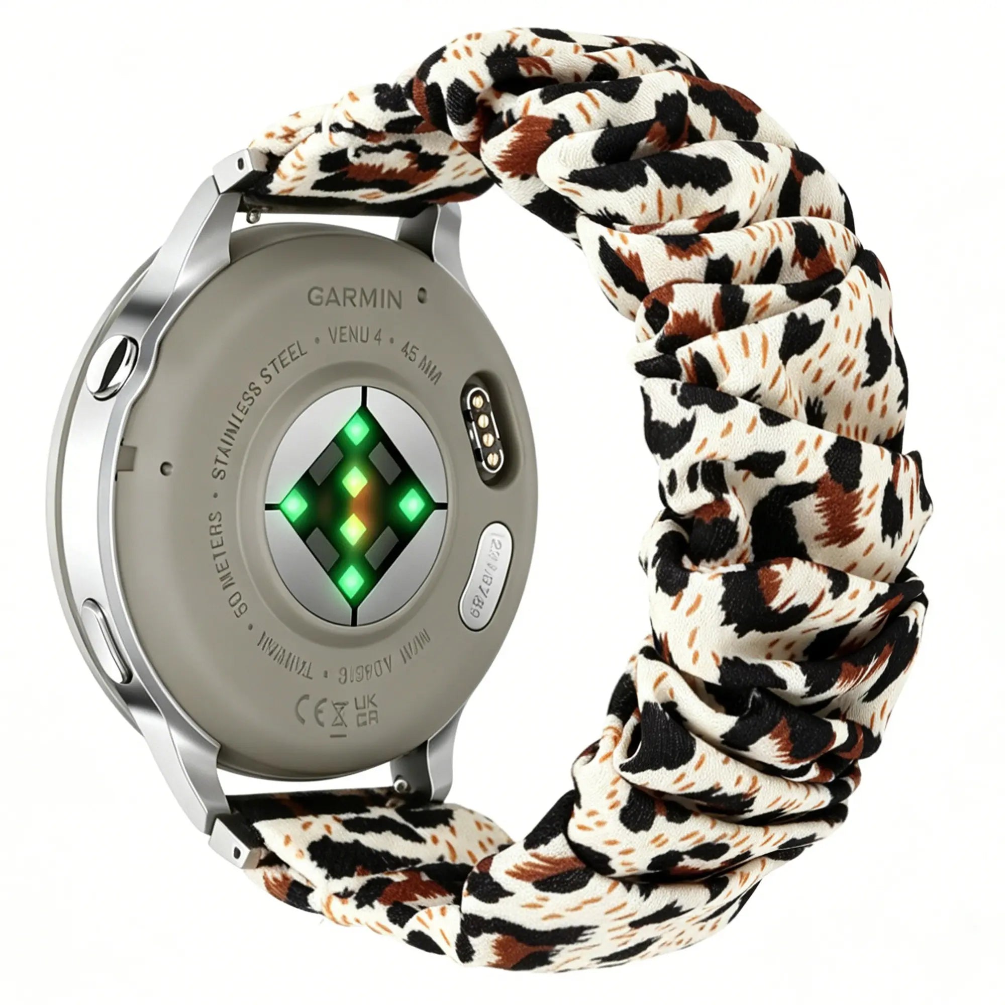 Garmin Vivomove 3 Scrunchie Strap (Leopard)