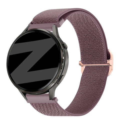 Nylon Elastic Strap, smoke purple