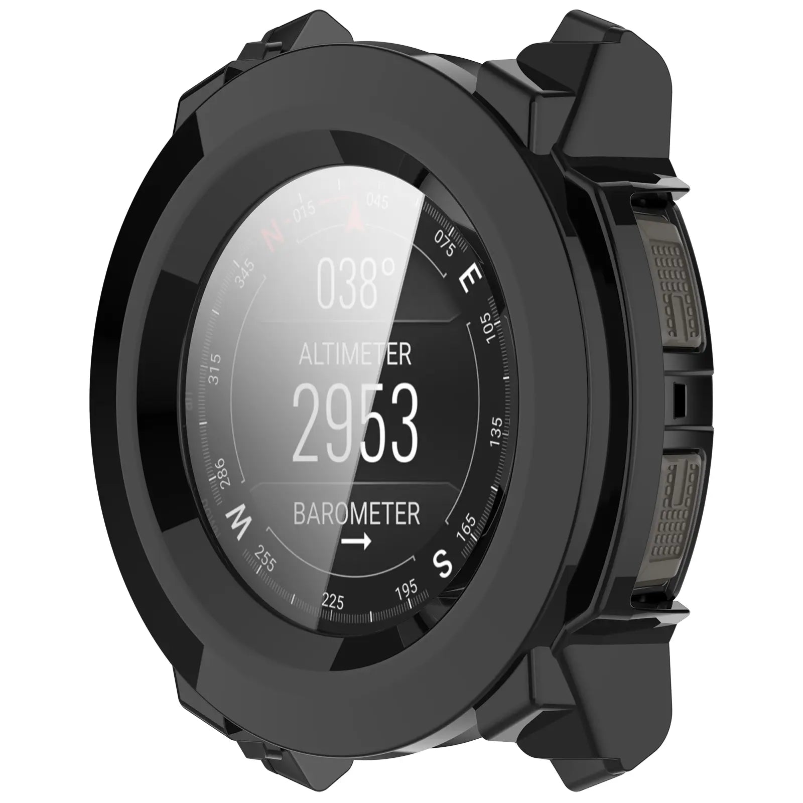 Garmin Instinct 3 - 45mm PC Case with Glass (Black)