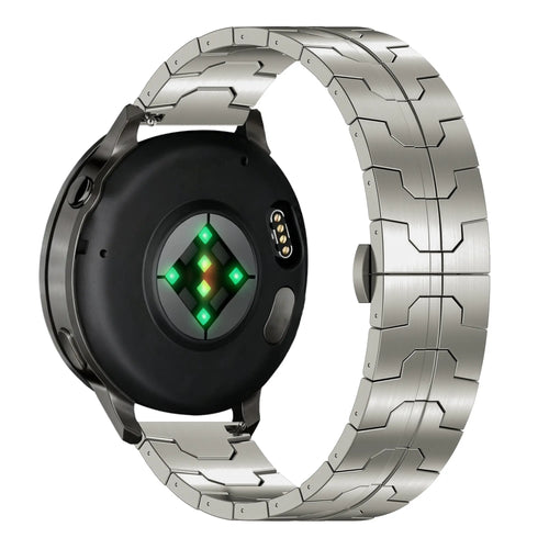 Bandz Garmin Venu 4 - 45mm Steel Strap 'Iron' (Titanium)